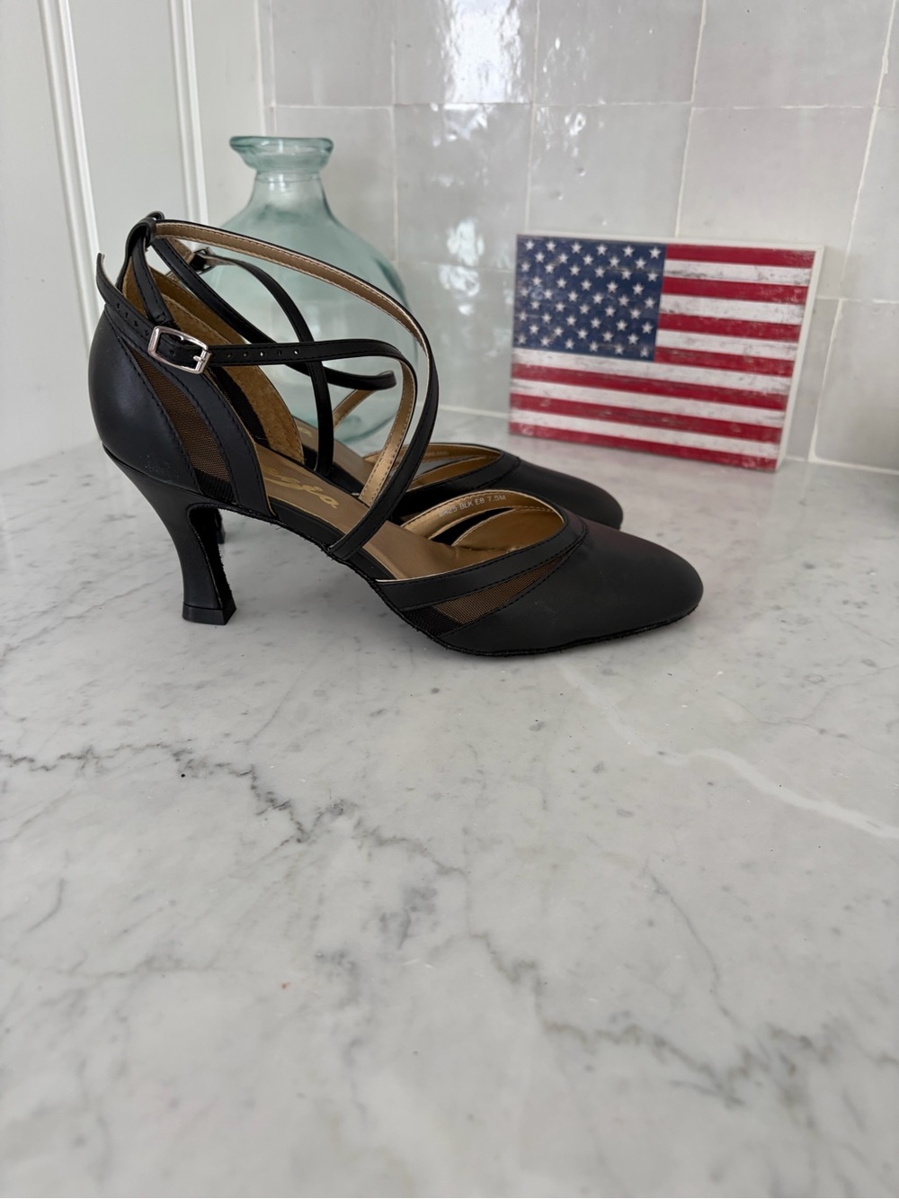 Capezio Ballroom NWT Leather W/ Suede Sole